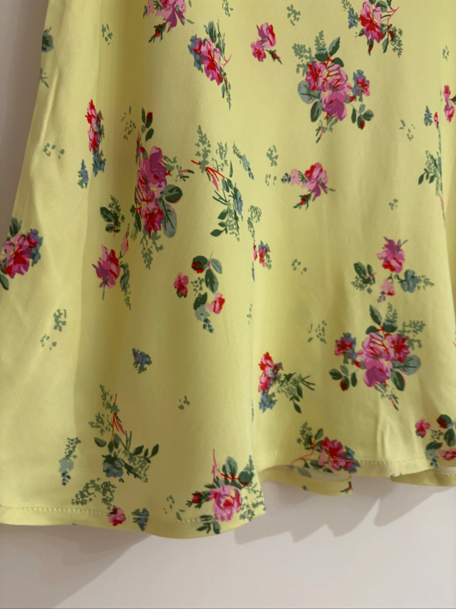 Saia curta floral amarelo pastel Anthropologie - Tamanho P – photo 2